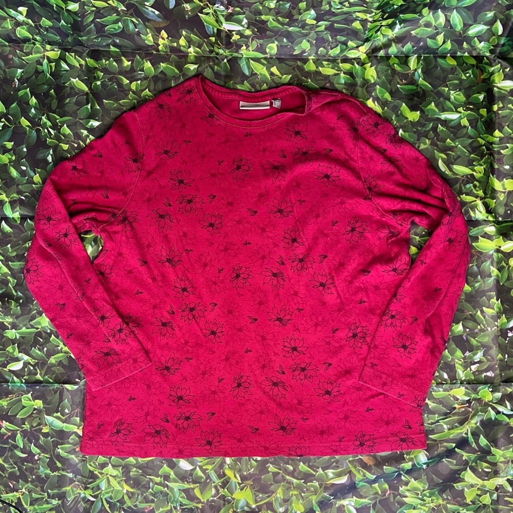 Croft & Barrow Poinsettia Top